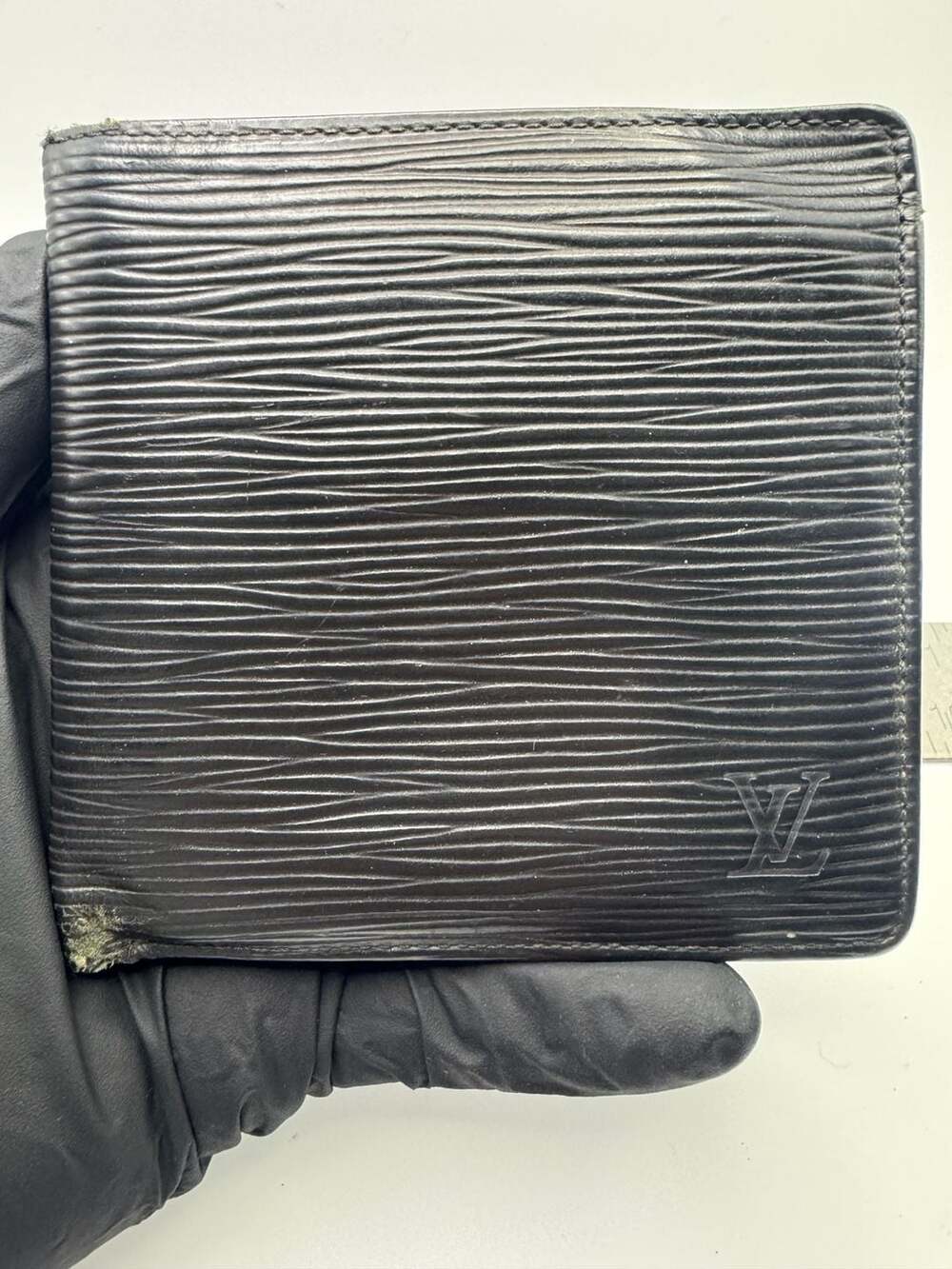Vintage Louis Vuitton Epi Leather Portefeuille Marco Wallet Black